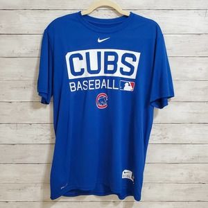 *SOLD* Nike Cubs Baseball T-Shirt (Blue)